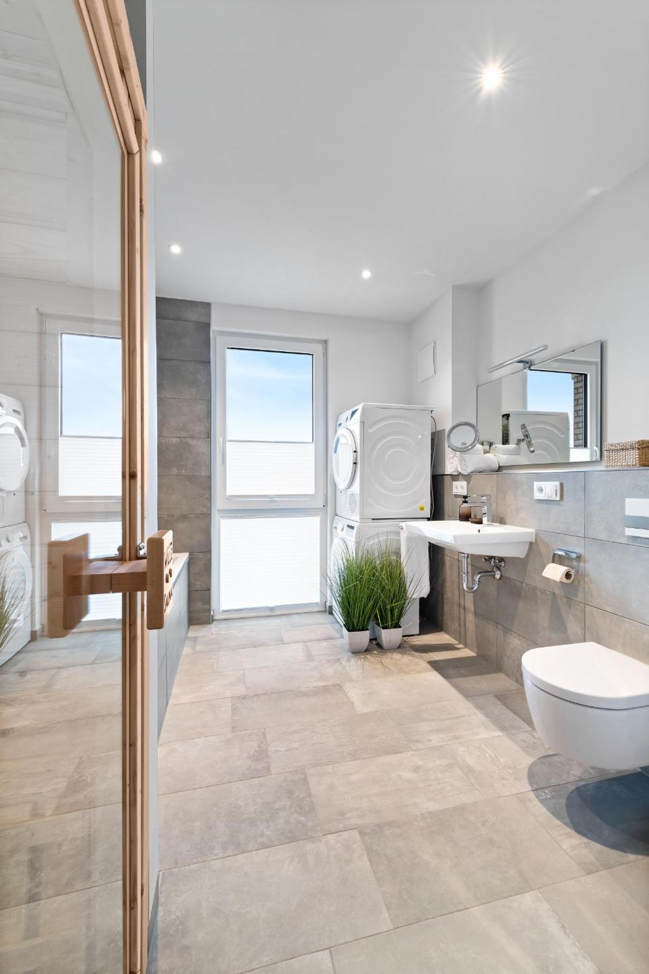 Beachterraceone - Eg, Meerblick, Terrasse, Kamin, Sauna Olpenitz Luaran gambar