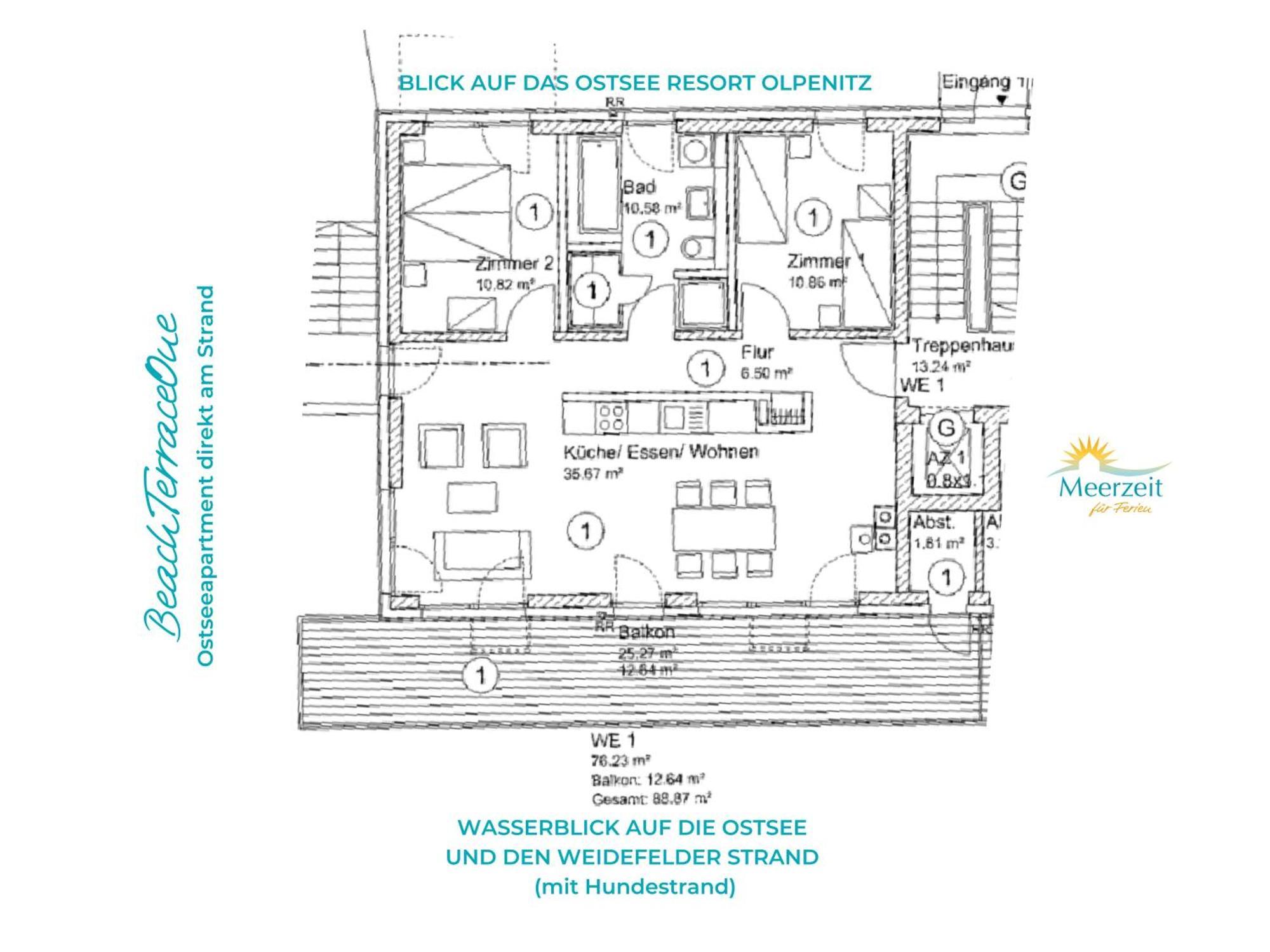 Beachterraceone - Eg, Meerblick, Terrasse, Kamin, Sauna Olpenitz Luaran gambar