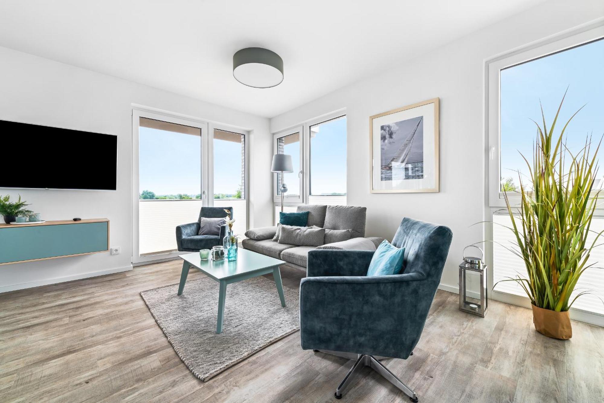 Beachterraceone - Eg, Meerblick, Terrasse, Kamin, Sauna Olpenitz Luaran gambar