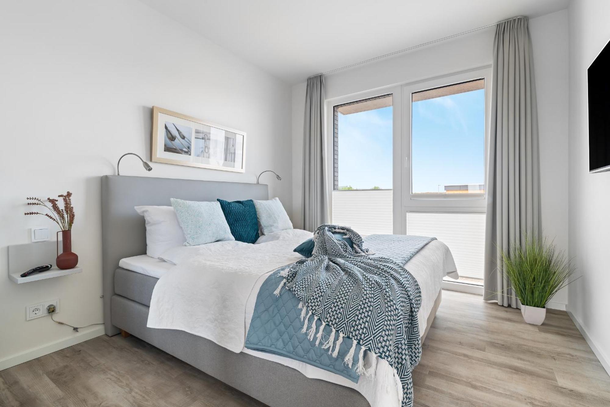 Beachterraceone - Eg, Meerblick, Terrasse, Kamin, Sauna Olpenitz Luaran gambar