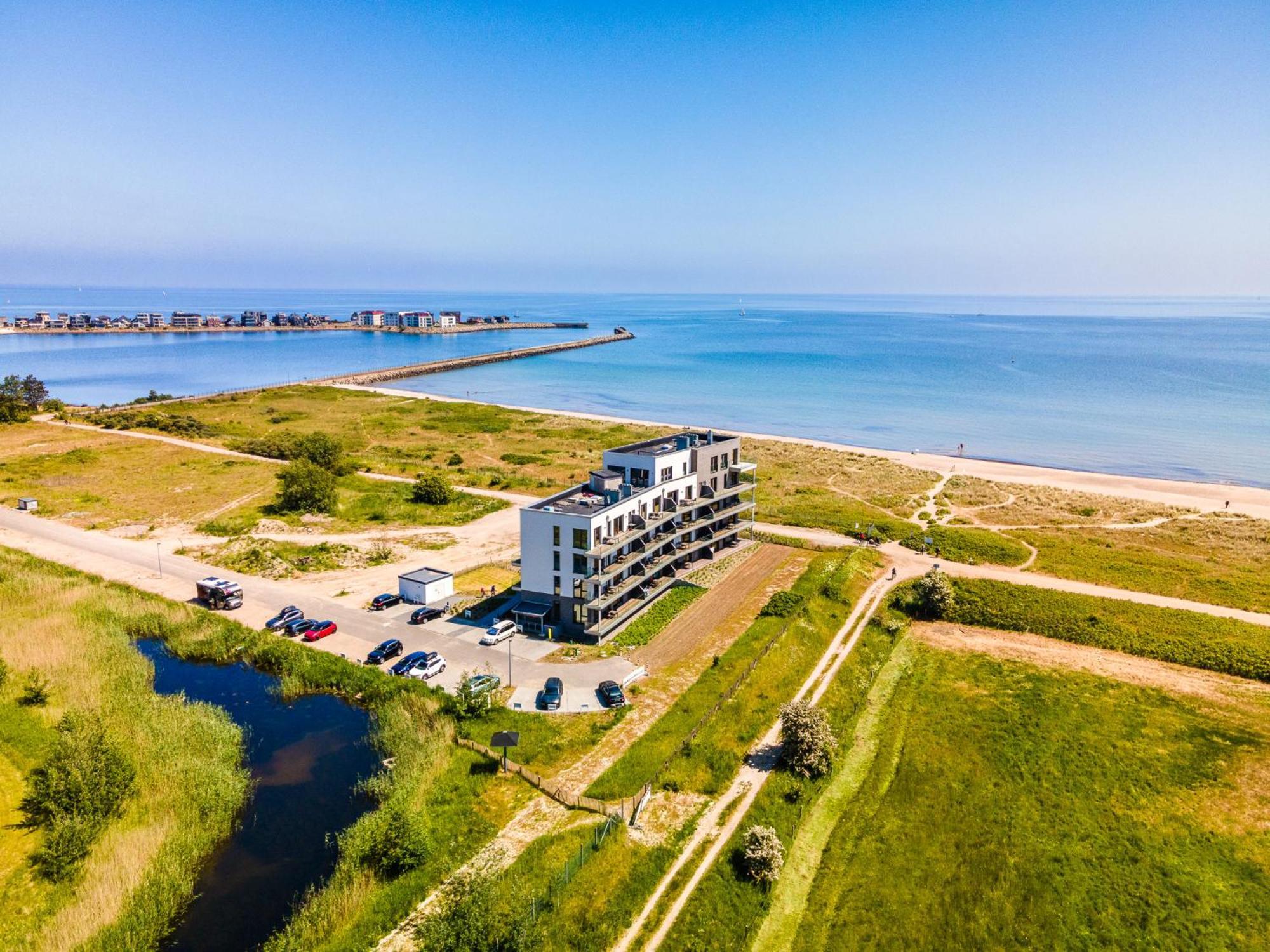 Beachterraceone - Eg, Meerblick, Terrasse, Kamin, Sauna Olpenitz Luaran gambar
